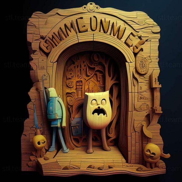 3D модель Adventure Time Explore the Dungeon Because I DONT KNOW (STL)